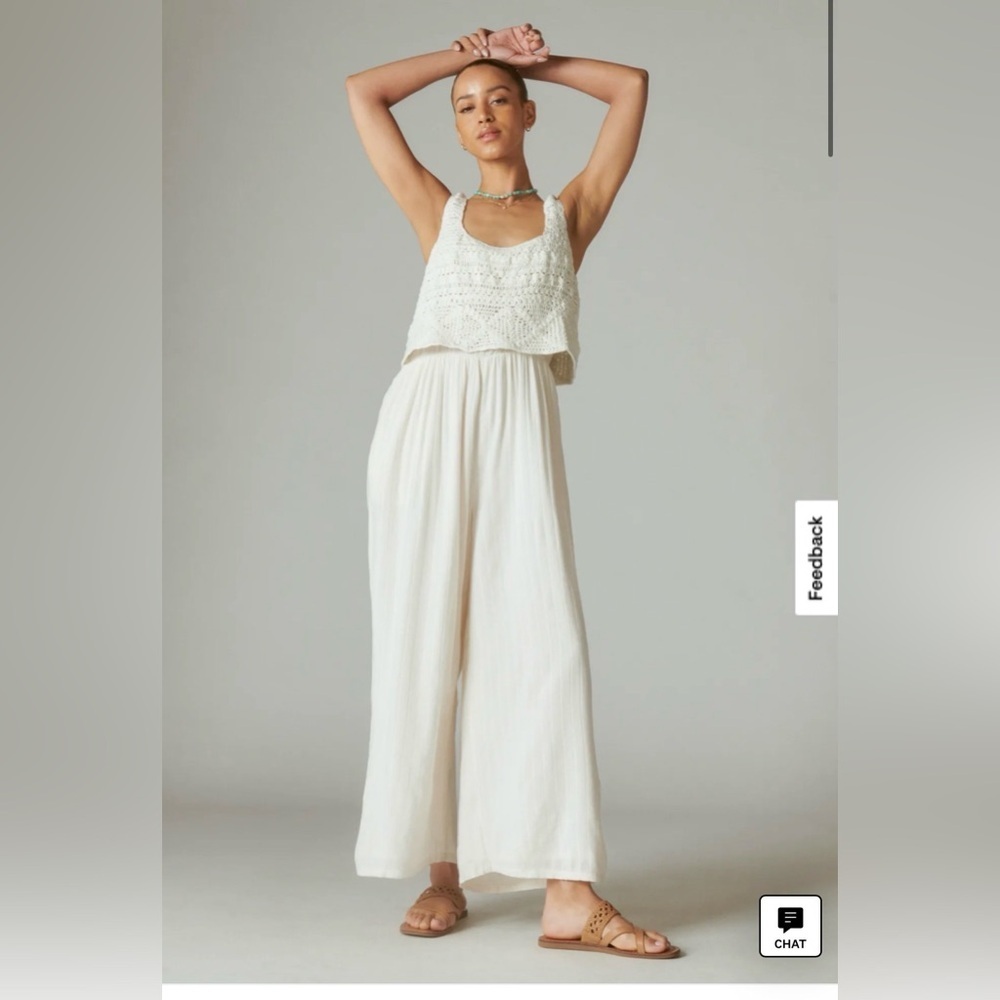 Elegant Cream Jumpsuit